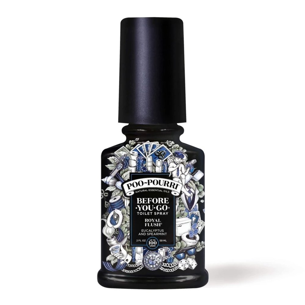2 Poo~Pourri Royal Flush Toilet Spray Eucalyptus & Spearmint NEW IN BOX!